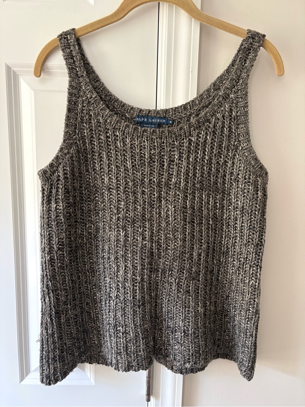 Ralph Lauren Blue Label Chunky Knit Tank Top